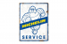 Blechschild "Michelin Service" - 40 x 30cm